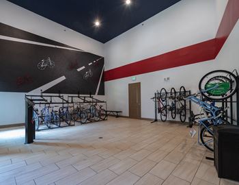 Bike Storage at Radius West Midtown, Atlanta, GA